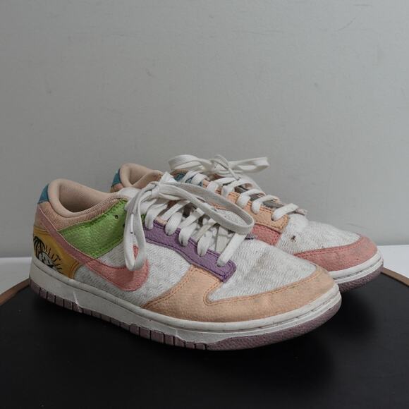 Nike Dunk Low‎ SE Sun Club Men 9.5 Multicolor DQ0265‑100 Palm Embroidery main image 7